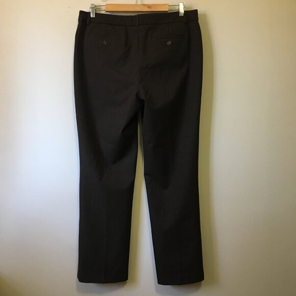 Hilary Radley Brown Trouser Dress Pants Size 8 - Picture 2 of 16